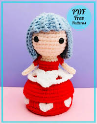 easy crochet doll valentina amigurumi