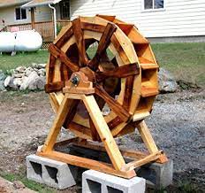 diy water wheel wood diy
