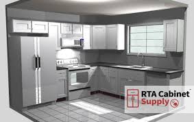 The beauty of a shaker style kitchen is in its simplicity. Salem Grey Shaker 10x10 Kitchen Set Rta
