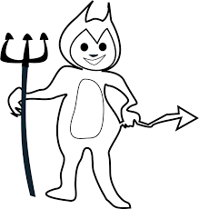 Free printable devil coloring pages for kids. Cute Devil Coloring Page Free Printable Coloring Pages For Kids