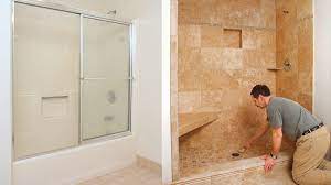 upgrading to a tile shower fine