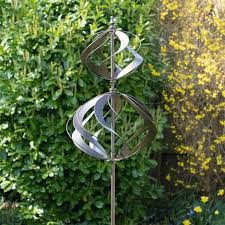 Double Swirl Garden Wind Spinner