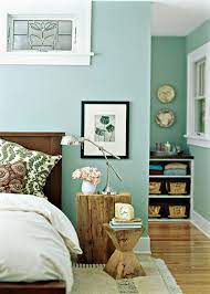 Wood And Mint Green Bedroom Mint