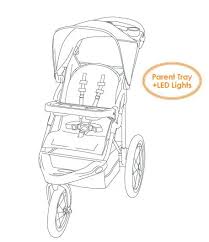 Baby Trend Xcel R8 Plus Jogger Stroller