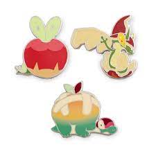 Applin, Flapple & Appletun Pokémon Pins (3-Pack) | Pokémon Center Official  Site