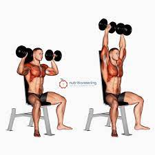 seated dumbbell shoulder press how to