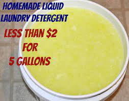 homemade liquid laundry detergent less