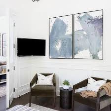 Office With Wall Mount Tv Design Ideas