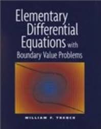 Elementary Diffeial Equations With