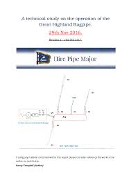 Pdf Highland Bagpipe Technical Study Hirepipemajor R