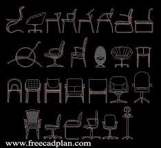 chair dwg cad block in autocad free