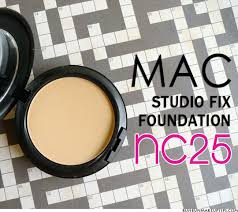 mac studio fix foundation nc25 review