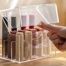 anti dust lipstick organizer box