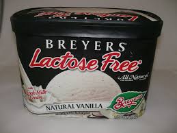 breyers lactose free vanilla ice cream