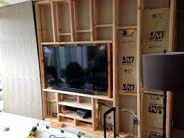 build a recessed tv wall