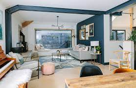 colour ideas for an open plan living e