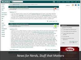 News for nerds, stuff that matters. Hacker News Vs Slashdot Reputation Systems In Crowdsourced Technology News Speaker Deck