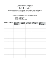 Personal Check Register Checkbook Template Excel Transaction Sheet
