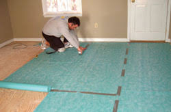 Tape the plastic together with a moisture resistant adhesive tape. Installing A Laminate Floor Extreme How To