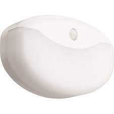 Lithonia Lighting White Led Oval Flushmount Closet Light With Motion Sensor Hd Supply