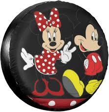 funny mickey mouse minnie spare tire