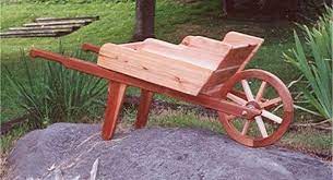 wooden wheelbarrow planter plans
