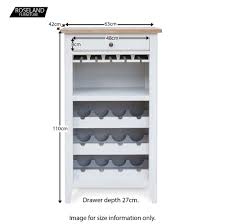A premade wine rack, complete with storage for glasses, may prove to be a pricey addition to your home. Signature Grey Wine Rack Glass Storage Cabinet Roseland Furniture