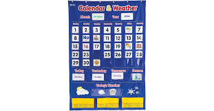 Calendar And Weather Pocket Chart