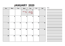 2020 south africa calendar templates