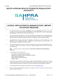 This portal is an active b2b website for all medical device suppliers and their products like medical devices. Https Www Sahpra Org Za Licence Application For Manufacture To Import And Export V2