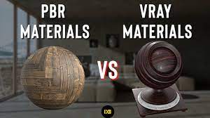 pbr materials vs v ray materials you