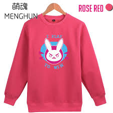 Us 24 69 5 Off Lovely New Designed Game Fans Lady Hoodies Cute Cartoon Dva Printing I Play To Win Hoodies Girls Costume Winter Hoodies Ac511 In