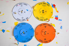 multiplication tables spinners learn