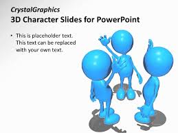 Crystalgraphics 3d Character Slides For Powerpoint Teamwork Cheer