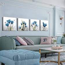 Elegant Tulip Flower Canvas Print Wall
