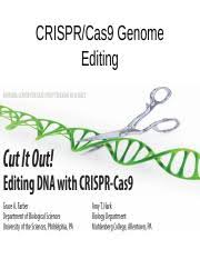 crispr ppt crispr cas9 genome editing