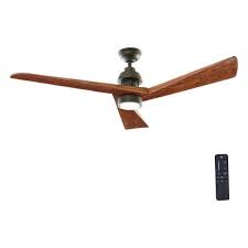 Cool down with a stylish ceiling fan for your home! Home Decorators Collection Fortston 60 In Led Indoor Espresso Bronze Ceiling Fan With Light Kit And Remote Control Am175led Eb The Home Depot