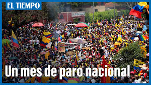 Las protestas en colombia de 2021, autodenominadas también como paro nacional en colombia de 2021 y llamadas por algunos medios de comunicación como . Hoy Se Cumple Un Mes De Paro Y Se Realizaran Nuevas Marchas En Bogota Youtube