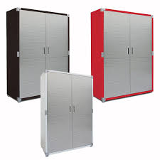 tall metal storage tool cabinet locking