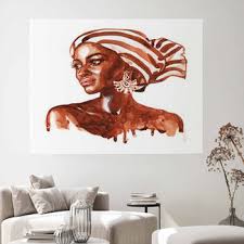 African Wall Decor In Canvas Murals