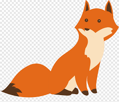 red fox drawing ilration