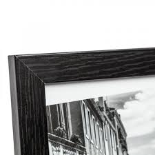 Black Wood A4 Certificate Frame Glass