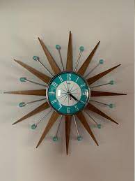 Starburst Sunburst Clock