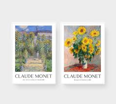 2 Piece Of Wall Art Claude Monet The