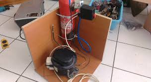 diy air compressor made from