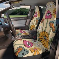 Buy Retro Mushroom Car Seat Cover Full