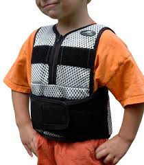 silver jr cool vest child s weighted vest supplied at 6 lbs with 11 1 2lb weights 121