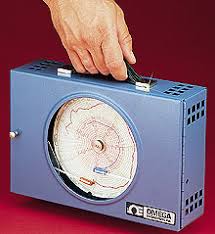 Temperature Humidity Circular Chart Recorder Portable