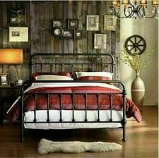 Bed Frame Queen Size Farmhouse Chic