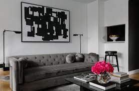 30 black and white living room ideas